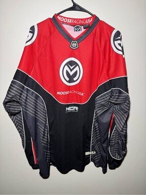 Men’s Red and Black MX Jersey